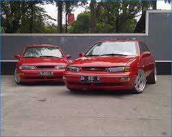 Standard di potong dikit gril lamp. Modifikasi Mobil Sedan Timor Radea