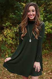 Dinner Dancing Shift Dress In Hunter Green Hunter Green Dresses Style Fashion