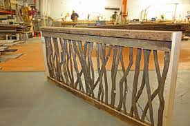 Rustic Hand Railings Appalachian Antique Hardwoods In 2020 Twig Furniture Railings Outdoor Deck Railings