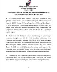 Pilihanraya penting kepada semua warganegara dalam sistem pemerintahan demokrasi. Suruhanjaya Pilihan Raya Malaysia Twitterren Kenyataan Media Kerjasama Strategik Spr Dan Jabatan Perangkaan Malaysia Bagi Menyokong Pelaksanaan Banci 2020