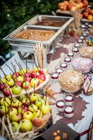 Fall Wedding Ideas Diy Caramel Apple Bar Http Www Deerpearlflowers Com Wedding Food Bar Ideas Wedding Food Bars Wedding Food Caramel Apple Bars