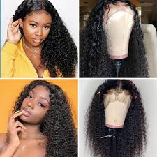 Our synthetic curly wigs are a great way to enjoy perfectly styled curls each and every day. Curly Hair Full Lace Wig 100 Virgin Kinky Curly Hair Full Lace Human Hair Wigs Pre Plucked With Baby Hair Evan Hair