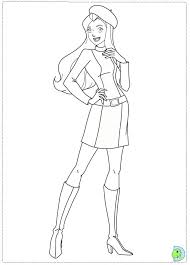 Totally Spies Coloring Page Coloring Pages Colorful Fashion Totally Spies