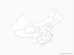 Nonscaling patterns can look better when you have a small number of patterns in your map, as they stand out more. Vector Map Of China With Provinces Including Taiwan Outline Free Vector Maps