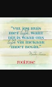 Vul Jou Huis Met Liefde Quotes Afrikaans Calligraphy