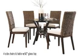 5 out of 5 stars. Indoor Rattan Wicker Dining Room Furniture Sets