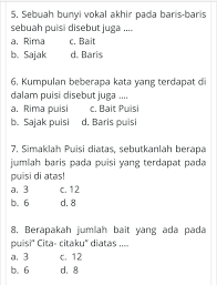 We did not find results for: Tentukanlah Rima Setiap Bait Pada Puisi Tersebut Safekey