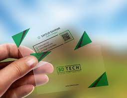 Download Translucent Plastic Business Card Free Psd Mockup Free Mockup Transparent Business Cards Plastic Business Cards Free Business Cards