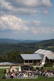 Outdoor Wedding Ceremony With Blue Ridge Mountain Views Outdoor Wedding Ceremony Outdoor Wedding Wedding Venues In Nc