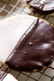 Perfect Black And White Cookies Recipe Recipe Black And White Cookies White Cookie Black And White Cookie Recipe