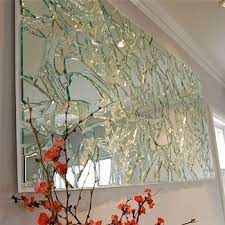 True Blue Me You Diys For Creatives Broken Mirror Diy Mirror Wall Art Broken Mirror Art