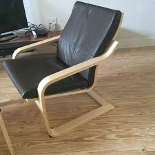 Look Ma No Headrest Ikea Hackers Ikea Poang Chair Leather Dining Room Chairs Target Lounge Chairs