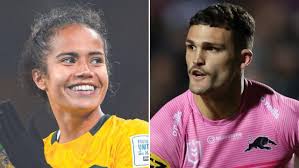 Nathan Cleary and Mary Fowler: Detail in park photos fuel injury  speculation, Penrith Panthers, Matildas