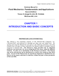 Fundamentals and applications third edition yunus a. Doc Solutions Manual For Fluid Mechanics Fundamentals And Applications Introduction And Basic Concepts Introduction Classification And System Rakan Al Academia Edu