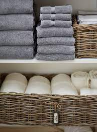 Cesto Porta Asciugamani Idee Per La Lavanderia Organizzare I Cassetti Bagno Aperto