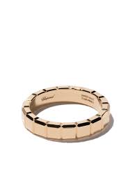 Chopard 18kt Yellow Gold Ice Cube Ring Farfetch Chopard Chopard Ring Brown Diamond Ring