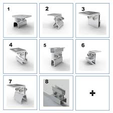 AS ‎Solar Panel Roof Mount Solar Rail-Less Clamps - angelssolar
