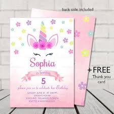 Unicorn Party Invitation Printable File Unicorn Birthday Invitation Card For Magical Unicor Unicorn Birthday Invitations Unicorn Party Invites Unicorn Birthday