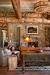 Living Room Log Cottage Interior