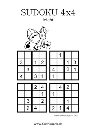 Our kindergarten logic puzzles and riddles worksheets include mazes, sudoku, games, and matching activities that will engage kids while helping them build critical thinking and problem solving skills. Sudoku 4x4 Von Leicht Bis Schwer Sudokuzok De