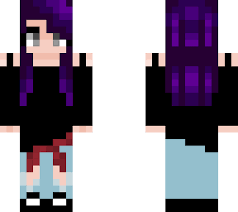 We all have a look that we want to try but never had the chance to so try out these gorgeous emo hairstyles and transform. Purple Hair Emo Minecraft Skin