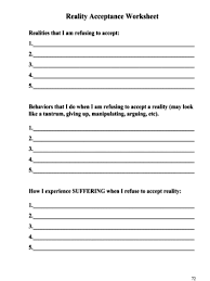 Reality Acceptance Worksheet Dbt Skills Application Self Help In 2020 Cbt Therapy Worksheets Dbt Skills Worksheets Dbt Therapy