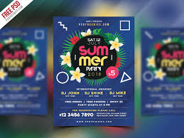 Download party nights psd flyer template for free. Summer Beach Party Flyer Psd Template Psdfreebies Com