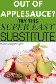 What is the ratio of egg to applesauce? Substituting Applesauce My Plant Based Family