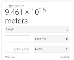 A light year is the distance that light travels in one year. How To Convert 1 Light Year Into Meter Brainly In