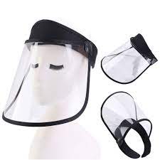 Adjustable Uv Protection Sun Hat Female Anti Droplet Saliva Empty Top Hat Sun Hats Face Mask Pattern New Fashion