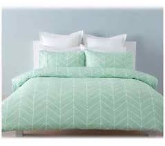 robin mint green chevron white single bed doona quilt cover and pillowcase set quilt cover sets quilt cover mint green bedroom