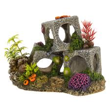 Top fin coral aquarium ornaments resin storage shelves. Top Fin Coral Cubes Aquarium Ornament In 2021 Aquarium Ornaments Fish Tank Accessories Fish Ornaments