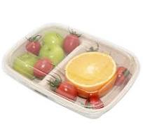 900ml Fruit Trays With Lid Disposable Biodegradable Natural ...