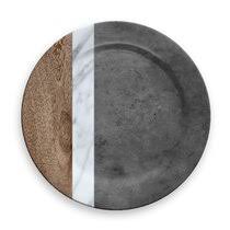 What kind of party plates are party bargains? Gray Charger Plates From 30 Until 11 20 Wayfair Wayfair