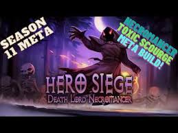 Leveling in hero siege can be both a pain and a pleasure at the same time, depending on how you look at it. Hero Siege Season 11 Necromancer Toxic Scourge Meta Guide Herosiege