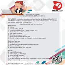 Seiring berkembangnya teknologi dan kemajuan jaman sekarang hampir diseluruh daerah telah banyak terdapat minimarket, salah satunya yang paling berkembang pesat yaitu indomaret. Lowongan Kerja Skylar Group Tasikmalaya Lowongan Kerja Terbaru Indonesia 2021