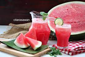 Buah tembikai dah selamat sampai bilik. Jus Tembikai Watermelon Juice Resepi Terbaik
