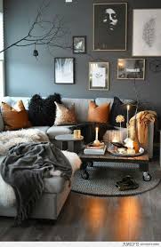Apartment Black And Gold Living Room Ideas 45 Cheap Fall Decor Ideas For Your Apartment Falldecor Falldecorideas Apartment Living Room Decor Orange Living Room Orange Living Room Grey