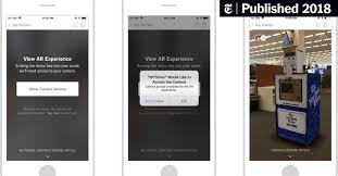 Contrary to popular belief, augmented reality apps have been available for a while now. Your Guide To Augmented Reality In The Times The New York Times