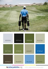 Golfer Golf Grass Color Palette Colors Inspiration Graphics Design Inspiration Beautiful Colorpalette Palettes I Color Palette Color Inspiration Color