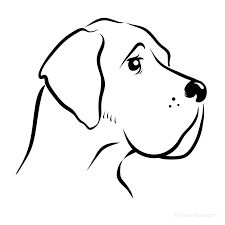 Respect Black And White Line Drawing Of A Melancholy Great Dane Dog Commissioned As A Sticker Illustration By Social Net Dog Drawing Great Dane Dogs Dog Art