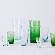 This set of six recycled tumblers is a collaboration between moroccan artisans and hawkins nyc. These 7 Recycled Glassware Brands Make It Easy To Stay Hydrated