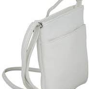 Kleine Damen Umhängetasche Sehr elegante Schultertasche weiß ...
