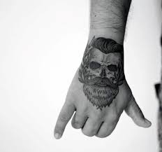 ♦ gild mobbed_tshirt gild hickory over all_black @tmj. Skull Tattoo Men Small Novocom Top