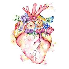 Medical Anatomy Art Stunning Watercolour Flower Brain Print Nurse Art Medical Art Human Anatomy Art