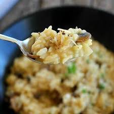Add the onion, season with salt and cook over high heat, stirring frequently, until softened, 4 to 5 minutes. My Famous Mushroom Risotto In The Instant Pot Good Dinner Mom