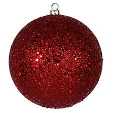 Red Holographic Glitter Shatterproof Christmas Ball Ornament Ornaments Christmas Ornaments Glitter Christmas