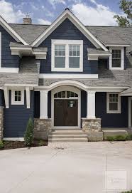 Benjamin Moore Hale Navy The Best Navy Blue Paint Color The Harper House In 2020 Best Exterior House Paint House Paint Color Combination Exterior Paint Colors For House
