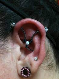 Industrial Strength Cool Ear Piercings Piercings Unique Ear Piercings