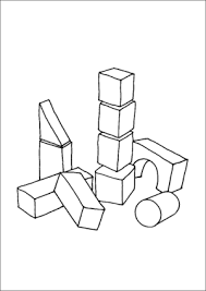 Building download colouring sheet free. Building Blocks Coloring Page